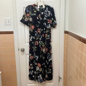 Floral Jumpsuit. Ann Taylor. Size 12.